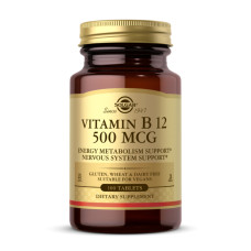 Vitamin B12 500mcg - 100 tabs (Пошкоджена банка)