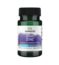 Swanson Albion Zinc 30 mg 90 Caps (Пошкоджена етикетка)