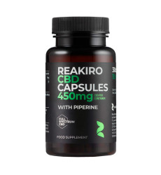 CBD Isolate Vegan Capsules with Piperine 450mg - 30 caps