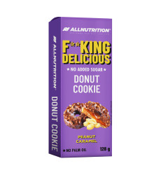 Fitking Delicious Donut Cookie - 128g Peanut Caramel