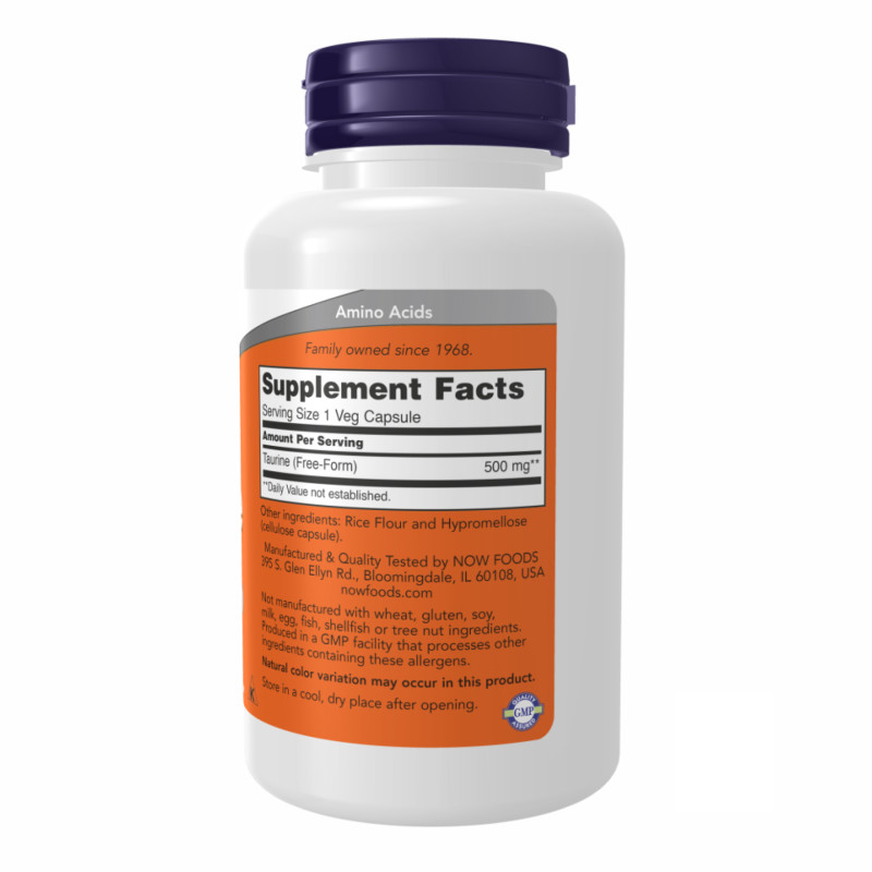 TAURINE 500mg - 100 caps