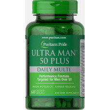 Ultra Man™ 50 Plus - 60 Caplets (Пошкоджена банка)