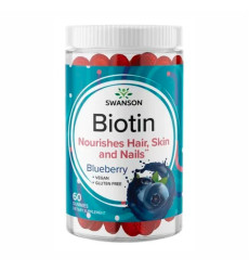 Biotin - 60 Gummies Blueberry
