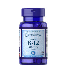 Vitamin B-12 500 mcg - 100 tabs