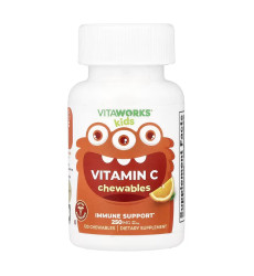 VitaWorks Vitamin C Kids - 120 chewables Orange