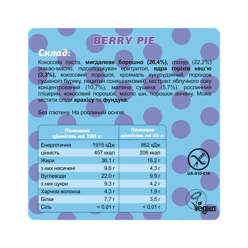 Mini box - 4x45g Berry Pie