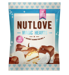 Nut Love Magic Hearts -100g Coconut Almond Pralines