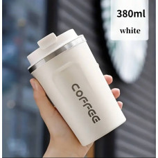 Термочашка "Cofee" 380 мл.  (біла)