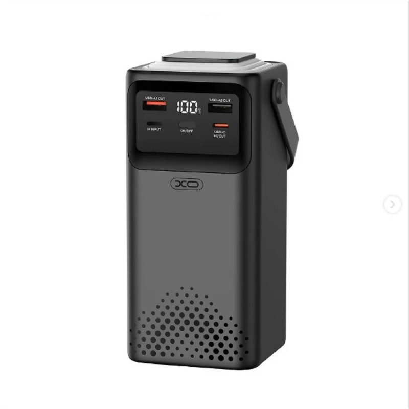 Павербанк XO PR286 PD20W+QC22.5W Four Cables + Lighting 50000mAh Black