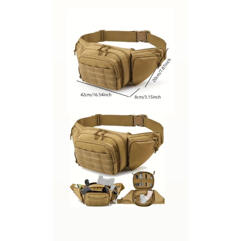 Набір-двійка EDC (сумка Molle Oxford хакі + павербанк 10000 mAh)
