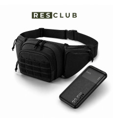 Набір-двійка EDC (сумка Molle Oxford чорна + павербанк 10000 mAh)
