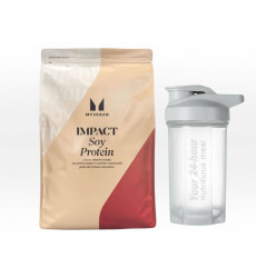 Набір-двійка IMPACT PRO — Strawberry Pack (полуничний протеїн + шейкер)