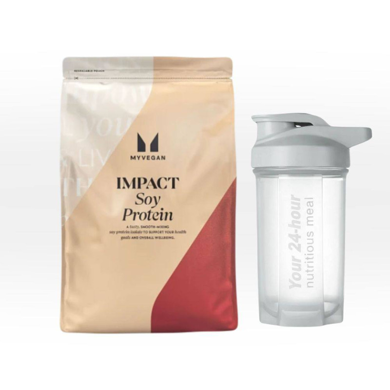Набір-двійка IMPACT PRO — Strawberry Pack (полуничний протеїн + шейкер)