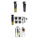 Набір 2в1: Електрична машинка для стрижки волосся HOCO HP27 Engraving Hair Clipper Gold + термочашка Cofee 510 мл (чорна)