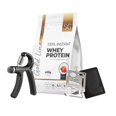 Набір-трійка “GOLD WHEY POWER — Strawberry Pack”
