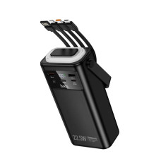Павербанк Hoco EJ65 High 22.5W+PD20W+four-cables power bank 30 000mAh Black