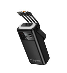 Павербанк Hoco EJ65 High 22.5W+PD20W+four-cables power bank 30 000mAh Black