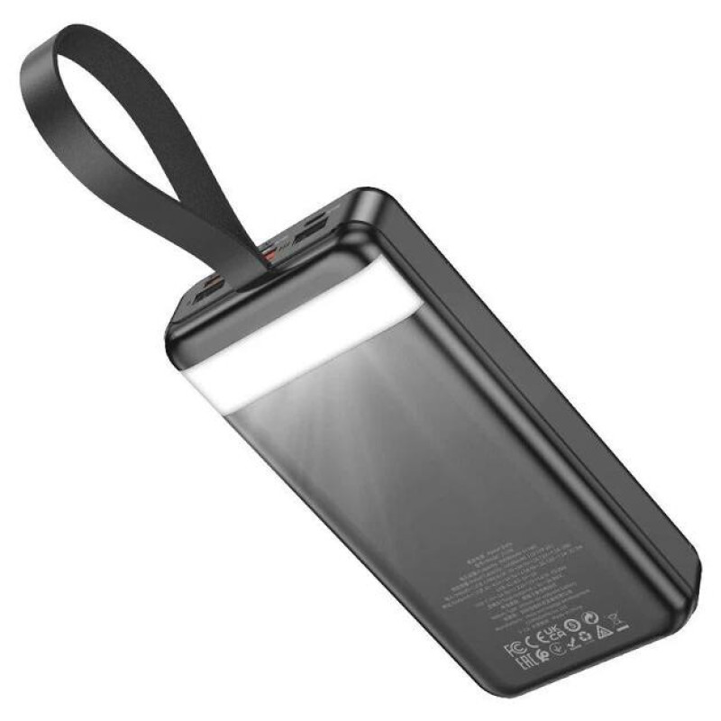Повербанк HOCO J123B Element PD20W+22.5W 30000 mAh black