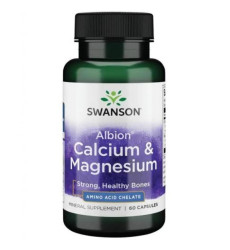 Chelated Calcium Magnesium - 60 caps