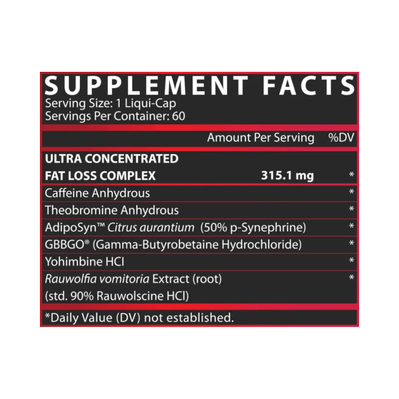 Lipo 6 Black Ultra Concentrate - 60 caps