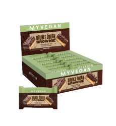 Vegan Double Dough Brownie - 12x60g Chocolate Chip