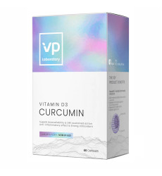 Curcumin + D3 500 mg - 60 caps