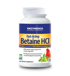 Betaine HCI 600mg - 60 caps