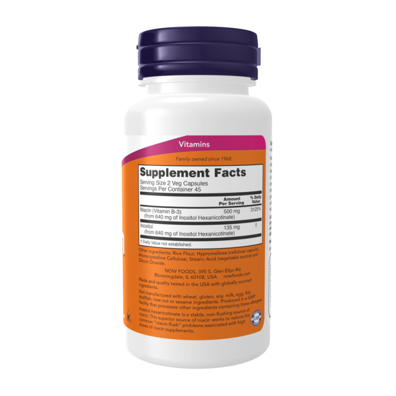Flush-Free Niacin 250mg - 180 vcaps