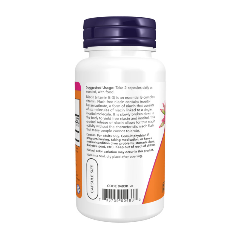Flush-Free Niacin 250mg - 180 vcaps