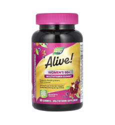 Alive!® Womens 50+ Multi Gummy - 60 gummies (Пошкоджена кришка)