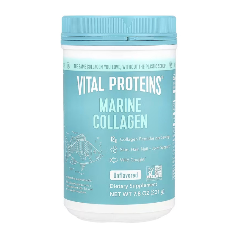 Marine Collagen - 221g Unflavored (Пошкоджена етикетка)