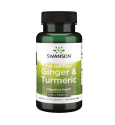 Full Spectrum Ginger Turmeric - 60caps (Пошкоджена етикетка)
