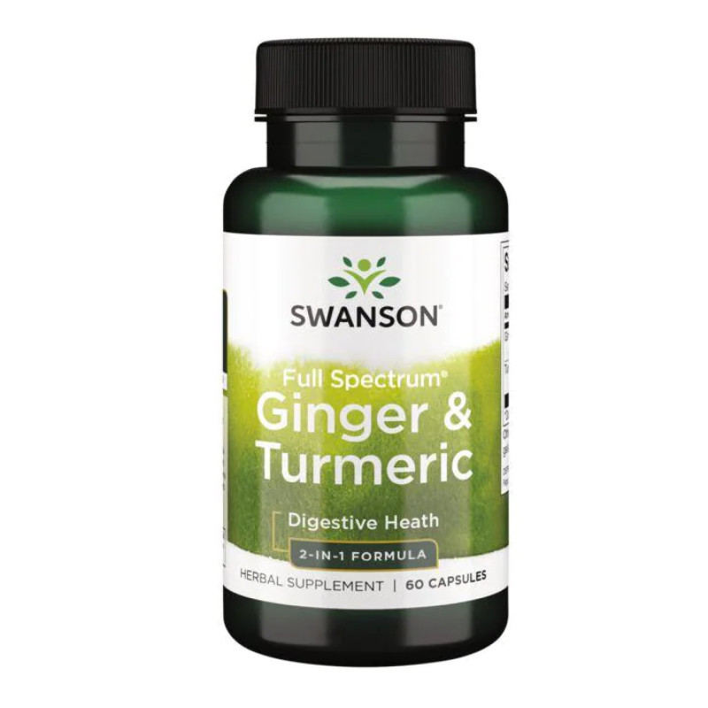 Full Spectrum Ginger Turmeric - 60caps (Пошкоджена етикетка)