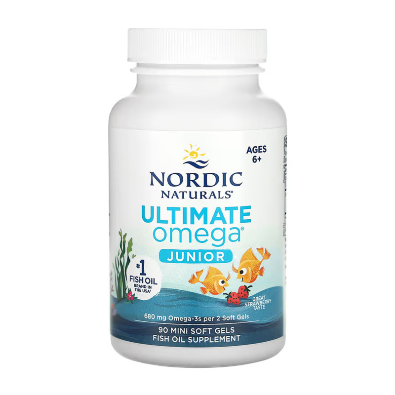 Ultimate Omega Junior - 90 mini softgels (Пошкоджена упаковка)