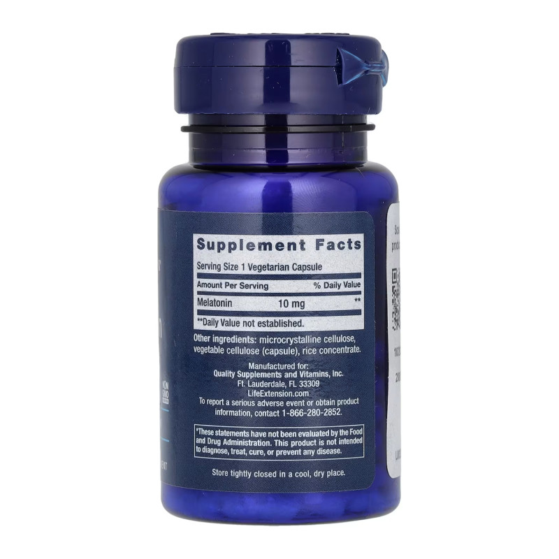 Melatonin 10 mg - 60 veg caps (До 04.26)