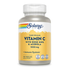Vitamin C with Rose Hips & Acerola 1000mg - 100 vcaps (Пошкоджена банка)