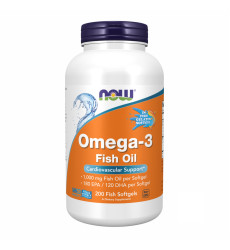 Omega-3 FO 1000mg 180/120 Fish Gelatin - 200 sgels (Пошкоджена банка)