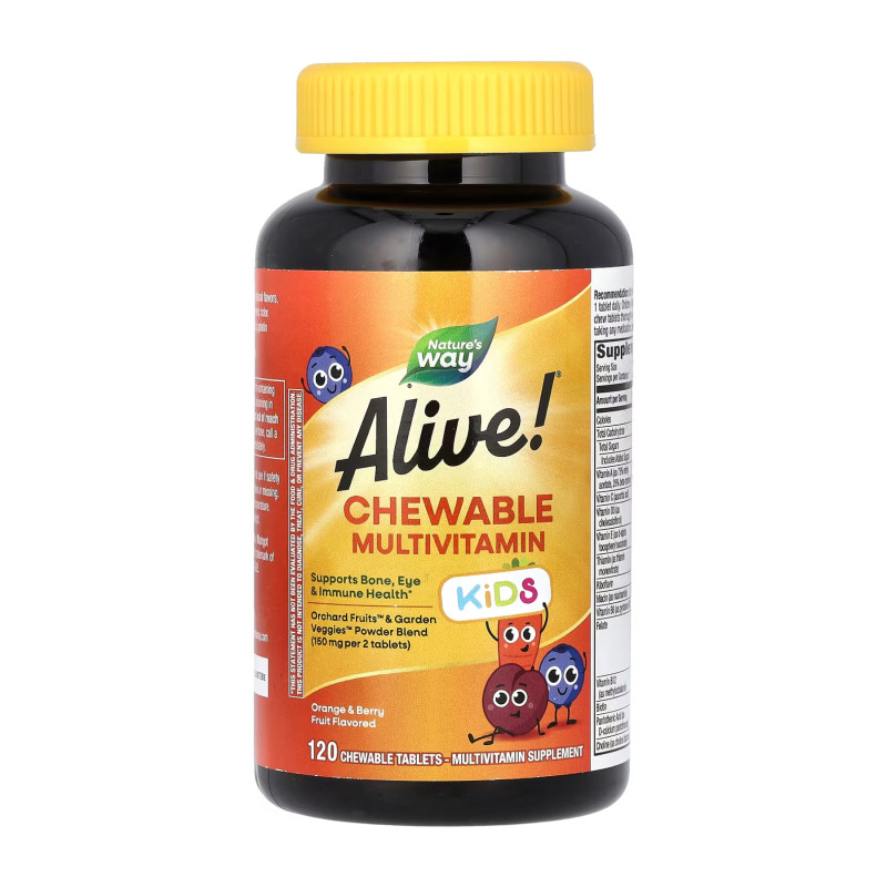 Kids Chewable Multivitamin - 120 tabs Orange and Berry (Пошкоджена упаковка)