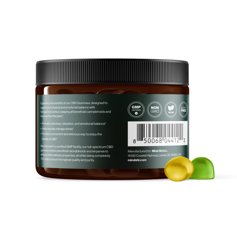 CBD Gummies Full Spectrum 750 mg Apple & Lemon - 30 gummies (10+2 в подарунок!)