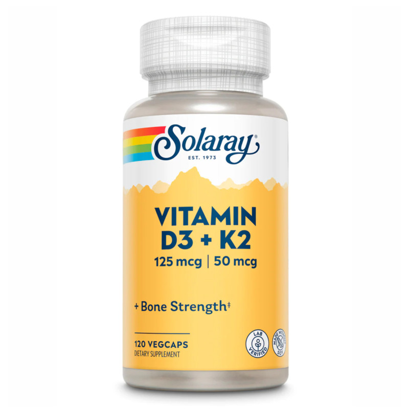 Vitamin D-3 & K-2 - 120 vcaps (Пошкоджена етикетка)