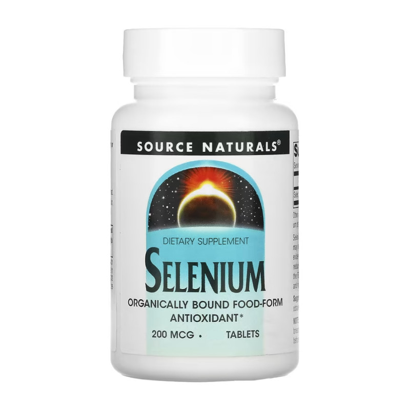 Selenium 200mcg - 60 tabs (Пошкоджена етикетка)