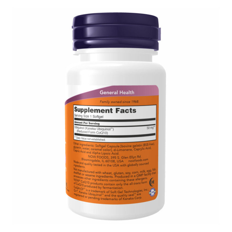 CoQH-CF Ubiquinol - 60 sgels (Пошкоджена етикетка)