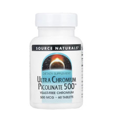 Ultra Chromium Picolinate 500™ 500 mcg - 60 tabs (Пошкоджена етикетка)