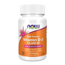 VIT D-3 10,000 IU - 30 sgels (Пошкоджена банка)