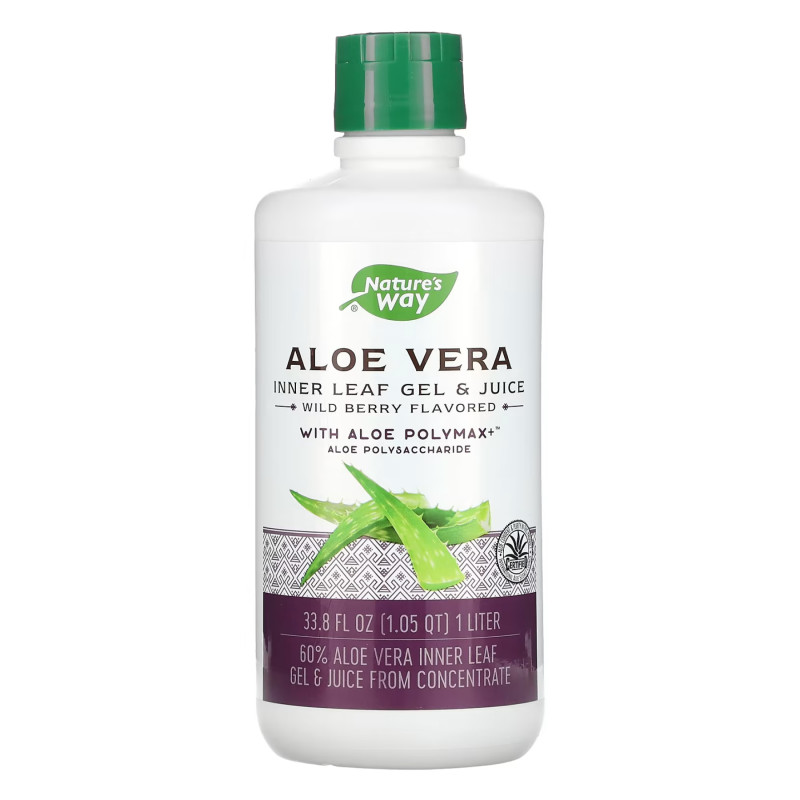 Aloe Vera Gel & Juice (Berry) - 1000 ml (Пошкоджена банка)