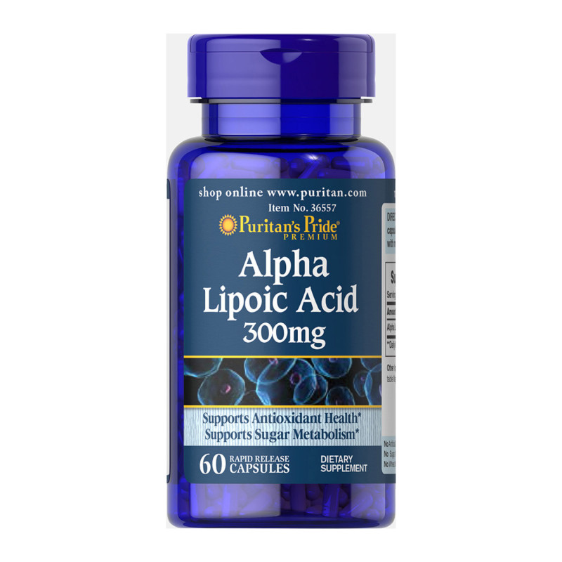 Alpha Lipoic Acid 300mg - 60 caps (Пошкоджена кришка)