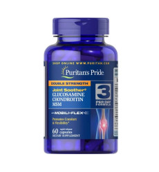 Glucosamine Chondroitin MSM Double Strength - 60 Caplets (Пошкоджена банка)