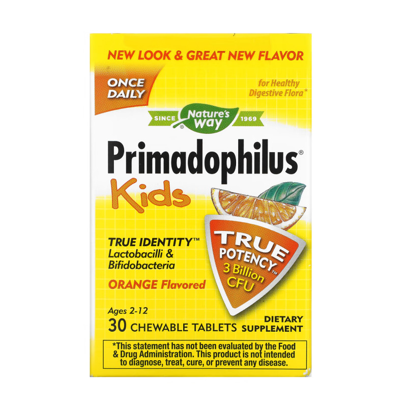 Kids Primadophilus - 30 tabs Orange (Пошкоджена етикетка)