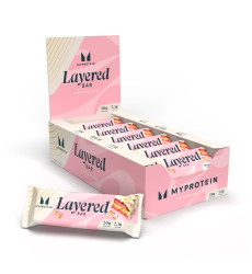 Layered Bar - 12x60g Vanilla Birthday Cake (Пошкоджена упаковка)