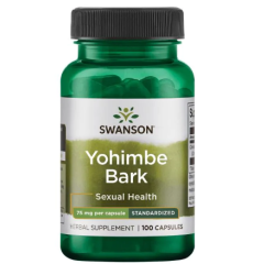 Yohimbe Bark-Standardized 75mg - 100caps